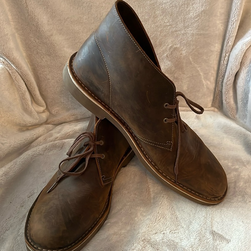 Clarks Bushacre 2 Chukka Boot - Beeswax Men's‎ Size 14